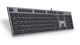 Klávesnice A4Tech KV-300H, USB, CZ šedá

 obrázek produktu 2 z 3