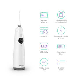 Ústní sprcha TrueLife AquaFloss Compact C300 White 

 obrázek produktu 3 z 12