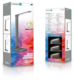 Stolní LED lampička Connect IT Bright šedá

 obrázek produktu 6 z 6