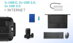 Dokovací stanice i-tec USB-C Metal Nano 3x Display Docking Station , PD 100 W 

 obrázek produktu 8 z 8