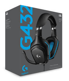 Headset Logitech G432 černá barva
