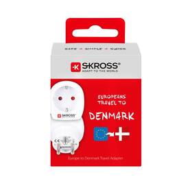 Cestovní adaptér SKROSS pro použití v Dánsku, typ K bílý

 obrázek produktu 3 z 3