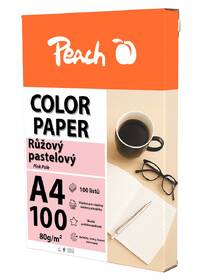 Papíry do tiskárny Peach Color A4 - 100 listů (pastelové) růžové

 obrázek produktu 1 z 2