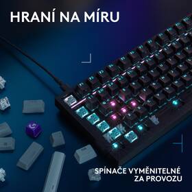 Klávesnice Logitech G316 X 98, US INT'L layout černá

 obrázek produktu 11 z 18