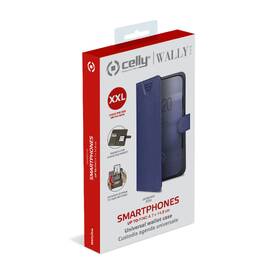 Pouzdro na mobil flipové Celly Wally One, 2XL na 5,0" - 5,5" modré

 obrázek produktu 3 z 3