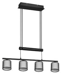 Závěsné svítidlo TRIO Burton, 4x E14 černé

 obrázek produktu 4 z 5