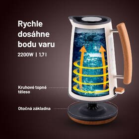 Rychlovarná konvice Lauben 17CR krémová

 obrázek produktu 1 z 6