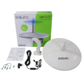 Venkovní anténa Evolveo Jade 3 LTE, aktivní DVB-T2, LTE filtr 

 obrázek produktu 1 z 11