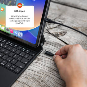 Pouzdro na tablet s klávesnicí FIXED Typee na Apple iPad 10,9" (2022)/iPad 11" (2025), CZ layout černé

 obrázek produktu 11 z 12