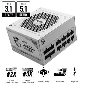 Zdroj MSI A850GL PCIE5 WHITE bílý

 obrázek produktu 12 z 12