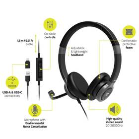 Headset PORT CONNECT ON'R 300 černý

 obrázek produktu 6 z 9