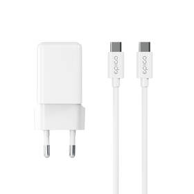 Nabíječka do sítě Epico UltraBoost GaN 35W 2xUSB-C + USB-C kabel 1,2m bílá

 obrázek produktu 1 z 5