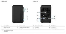 Datové úložiště (NAS) Synology DS218+ černé

 obrázek produktu 6 z 6