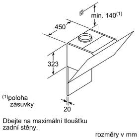 Odsavač par Siemens LC91KWW60 černá barva
