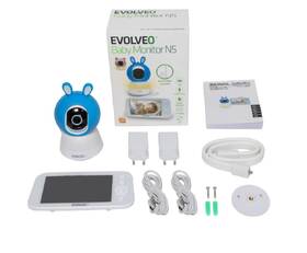 Dětská elektronická chůva Evolveo Baby Monitor N5 (CAM-5-B) modrá

 obrázek produktu 1 z 10
