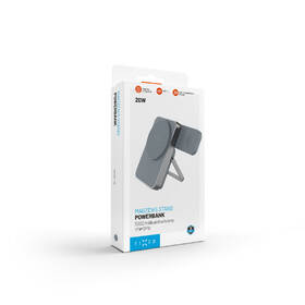 Powerbanka FIXED MagZen 5 Stand, nabíjení Apple Watch, MagSafe, 5000 mAh šedá

 obrázek produktu 10 z 10