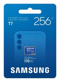 Paměťová karta Samsung T7 MicroSDXC 256GB UHS-I U3 (170R) modrá

 obrázek produktu 3 z 4