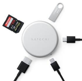 USB Hub Satechi On-the-Go 5 v 1 (1x HDMI 4K 60Hz, 1x USB-C, 1x USB-A 3.0, 1x USB-C PD 60W, 1x SD) stříbrný

 obrázek produktu 1 z 8