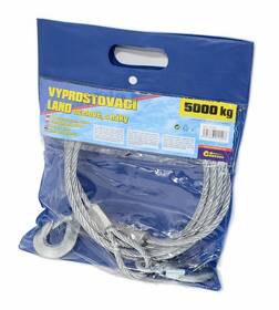 Lano tažné Compass 5000 kg s karabinami (01240) 

 obrázek produktu 1 z 2