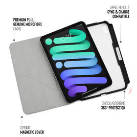 Pouzdro na tablet Pipetto Origami Pencil na Apple iPad mini 8.3" (2021) černé

 obrázek produktu 6 z 9