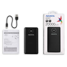 Powerbanka ADATA P20000QCD 20000mAh, QC + PD 18W černá

 obrázek produktu 5 z 5