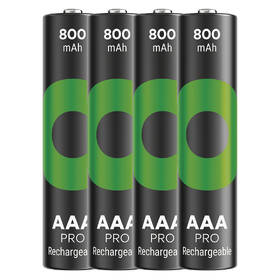 Baterie nabíjecí GP ReCyko Pro AAA (HR03), 4 ks 

 obrázek produktu 1 z 2