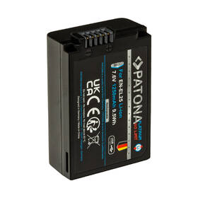 Baterie PATONA pro foto Nikon EN-EL25 1250mAh Li-Ion Platinum, USB-C černá

 obrázek produktu 3 z 4