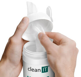 Čistící ubrousky Clean IT mokré na plasty, 100ks 

 obrázek produktu 2 z 2