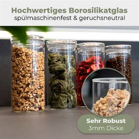 Sada potravinových dóz Classbach VD 4028, 4 dózy sklo

 obrázek produktu 8 z 8