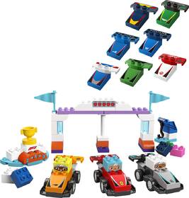 Stavebnice LEGO® DUPLO® 10445 Závodní auta a řidiči týmu F1® 

 obrázek produktu 1 z 9