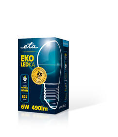 Žárovka LED ETA EKO LEDka mini globe 6W, E27, neutrální bílá 

 obrázek produktu 3 z 3