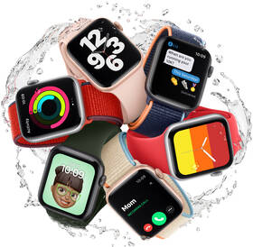 Chytré hodinky Apple GPS 44mm pouzdro ze zlatého hliníku - pískově růžový sportovní náramek 

 obrázek produktu 3 z 3
