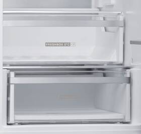 Chladnička s mrazničkou Whirlpool W9 931D B H bronzová barva
