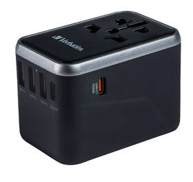 Cestovní adaptér Verbatim UTA-04 s 1 x USB-C PD 61W & QC 3.0 / 1 x USB-C / 3 x USB-A černý

 obrázek produktu 6 z 8
