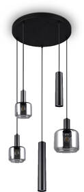 Závěsné svítidlo TRIO MATARO, 1x E27, 2x E14, 2x GU10 černé

 obrázek produktu 3 z 6