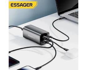 Nabíječka do sítě Essager 100W, GaN, 2x USB-C, 2xUSB-A černá

 obrázek produktu 2 z 4