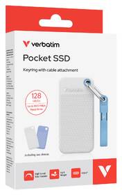 SSD externí Verbatim Pocket SSD 128GB + 2x obal bílý

 obrázek produktu 4 z 10