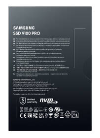 SSD Samsung 9100 PRO 4 TB PCIe 5.0 NVMe černá barva
