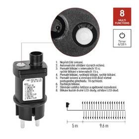 LED řetěz EMOS 960, IP44, MC (9,6m) stříbrný

 obrázek produktu 6 z 8
