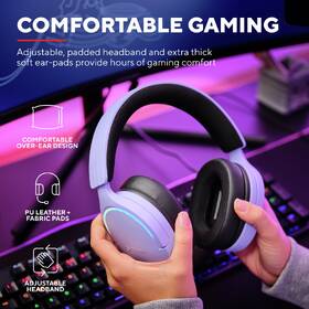 Headset Trust GXT 490P FAYZO, USB fialový

 obrázek produktu 9 z 14