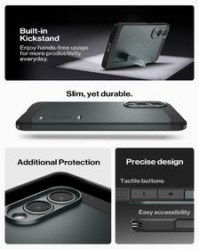 Kryt na mobil Spigen Tough Armor MagSafe na Samsung Galaxy S25 Edge zelený

 obrázek produktu 14 z 14
