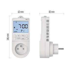 Termostat EMOS GoSmart 2v1 s Wi-Fi bílý

 obrázek produktu 8 z 18