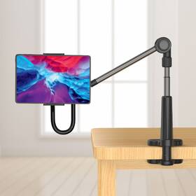 Držák na mobil FIXED Relax s otočným a nastavitelným ramenem, pro upevnění na stůl černý

 obrázek produktu 7 z 8