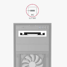 Rámeček Axagon 1x 2.5" HDD/SSD do 3.5" pozice černá

 obrázek produktu 5 z 6
