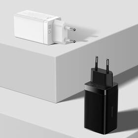 Nabíječka do sítě Baseus GaN3 2x USB-C, 1x USB 65 W + kabel USB-C/USB-C 100 W, 1 m černá

 obrázek produktu 6 z 9