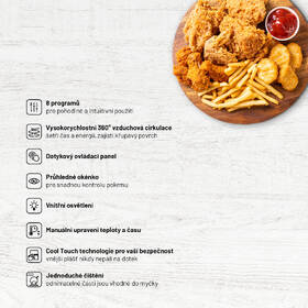 Fritéza horkovzdušná Lauben Hot Air Fryer 4000BC 

 obrázek produktu 10 z 10