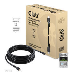 Kabel Club3D Ultra High Speed HDMI 4K120Hz 8K60Hz, 7,5 m černý

 obrázek produktu 2 z 6