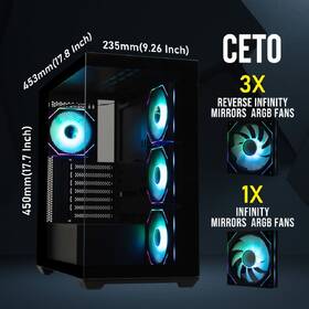 Case BitFenix CETO Cube černá

 obrázek produktu 8 z 11