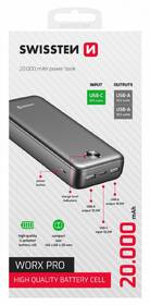 Powerbanka Swissten Worx Pro 20000 mAh černá

 obrázek produktu 2 z 2