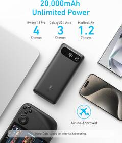 Powerbanka Anker 87W Built-In USB-C Cable 20000 mAh černá

 obrázek produktu 3 z 4